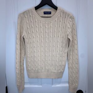 American Apparel Cable Knit Pullover